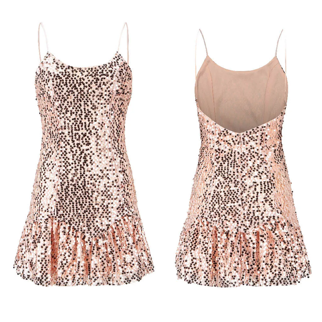 Robe femme женские Дамские облегающие платья с блестками блестящие миди платье