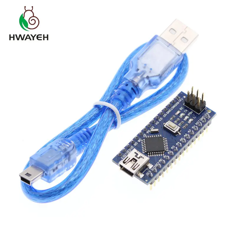 Плата микроконтроллера MINI USB Nano V3.0 ATmega328P CH340G 5 в 16 м для arduino NANO 328P 3 0 - купить по