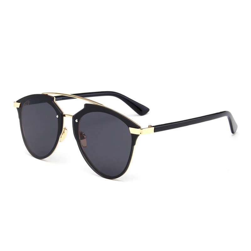 Oversized Aviator Sports Sunglasses Polarized Mens Mirror Pink Eyeglasses Retro hippie Punk Goggles Glasses women brand design | Аксессуары