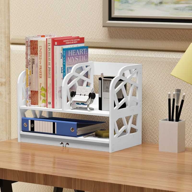 Деревянные пластиковые доски настольная маленькая книжная полка офисные