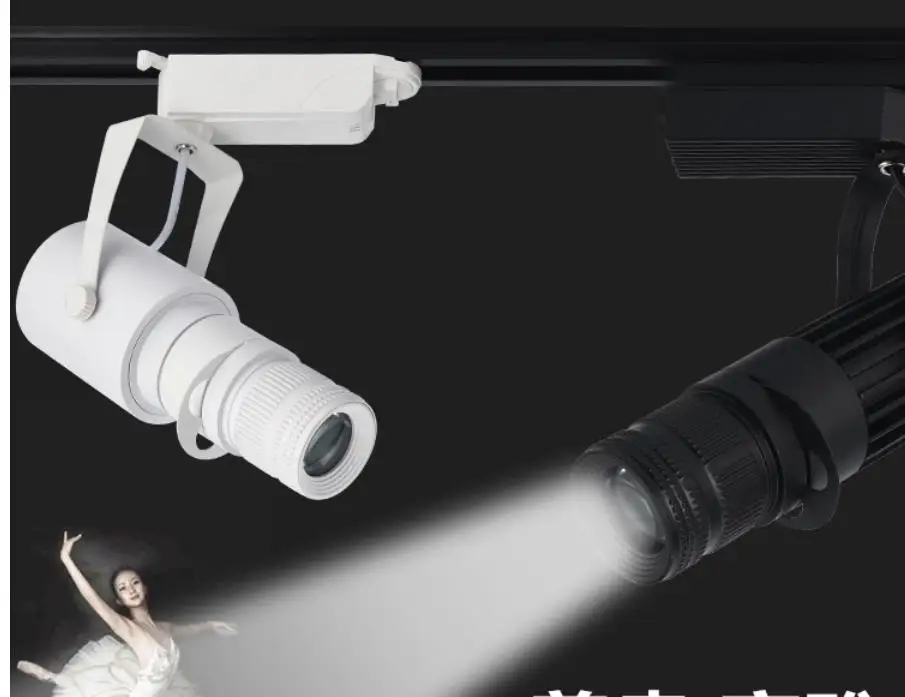 

10 шт. регулируемый светодиодный Трековый светильник 20 Вт COB Трековый направляющий Точечный светильник Suface монтируемый Точечный светильник для магазина, зала, выставки