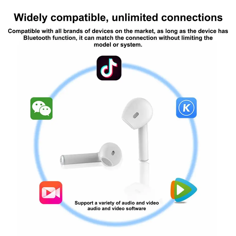 Наушники X10 Bluetooth 5 0 спортивные мини компактные музыкальные наушники Сабвуфер HD
