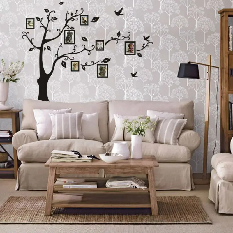 

zooyoo Tree Birds Vinyl Mural DIY Wall Sticker Home Decor Wall Decals For Kids Room Baby Nursery Room Decoration