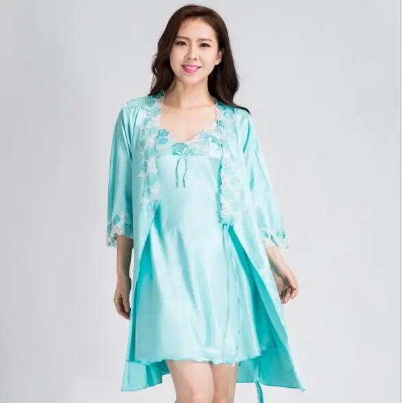 Комплект одежды для подружки невесты Fdfklak сексуальный кружевной халат женская