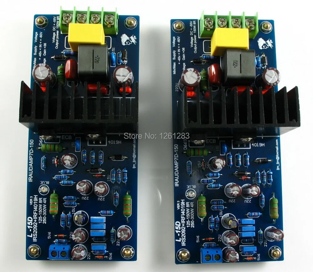 LJM DIY усилитель в сборе плата L15D цифровой аудио готовая IRS2092 IRFI4019H|assembled amplifier