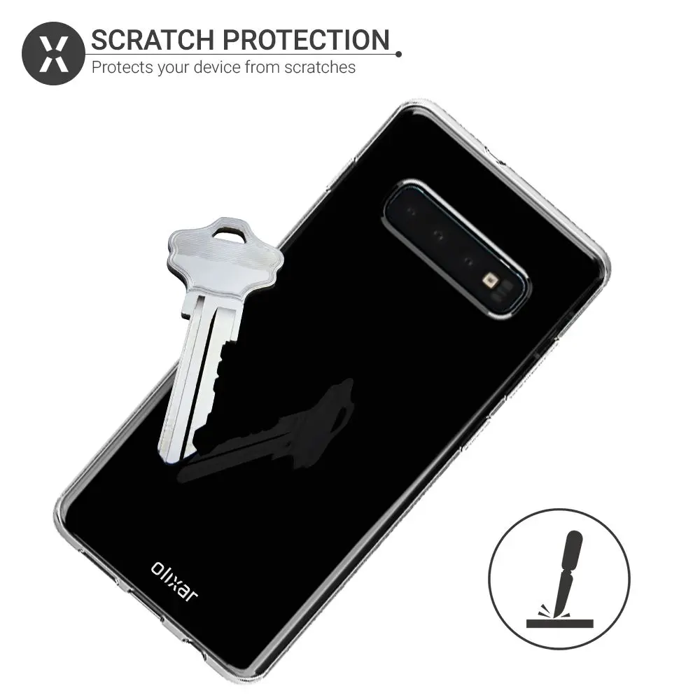 Силиконовый прозрачный чехол для Samsung S10 E Plus Lite A50 A10 A20 A30 A7 2018 тонкий гелевый Чехол