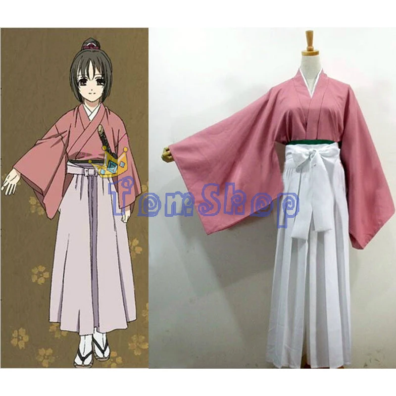 

Anime Hakuouki Yukimura Chizuru Kimono Cosplay Uniform Full Set Outfit Clothing Women Girl's Halloween Costume Size S M L XL