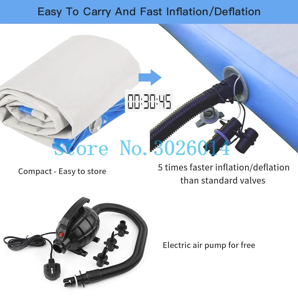 Продажа Бесплатная доставка 9 м/29,5 фута воздушный трек коврик надувной гимнастический Airtrack с электрическим воздушным насосом для тренировки гимнас...