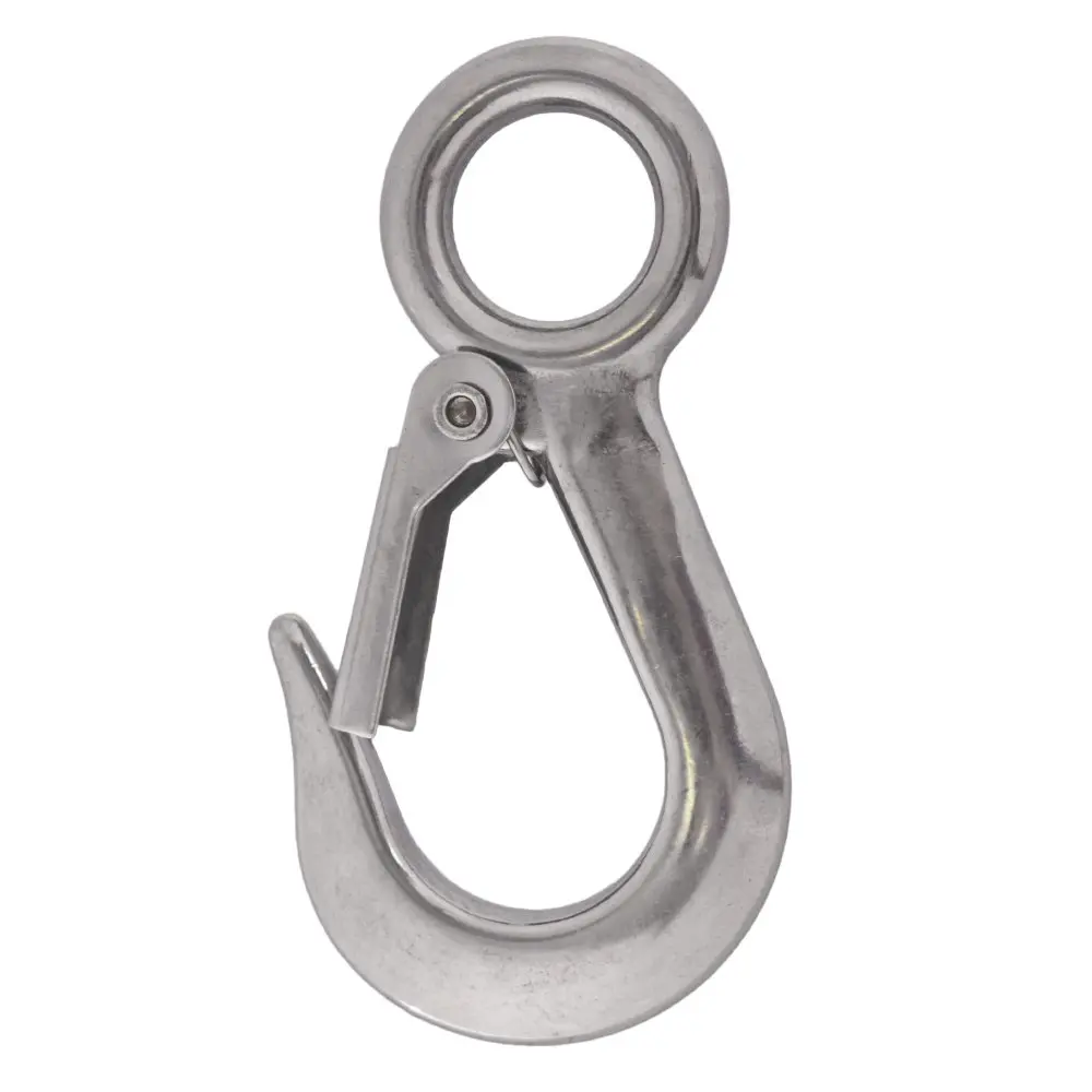 

1pcs 0.2T 304 Stainless Steel Marine Trigger Circular Rotary Eye Part Lifts Dark Hue Hanging 200KG Workload Limit Silver
