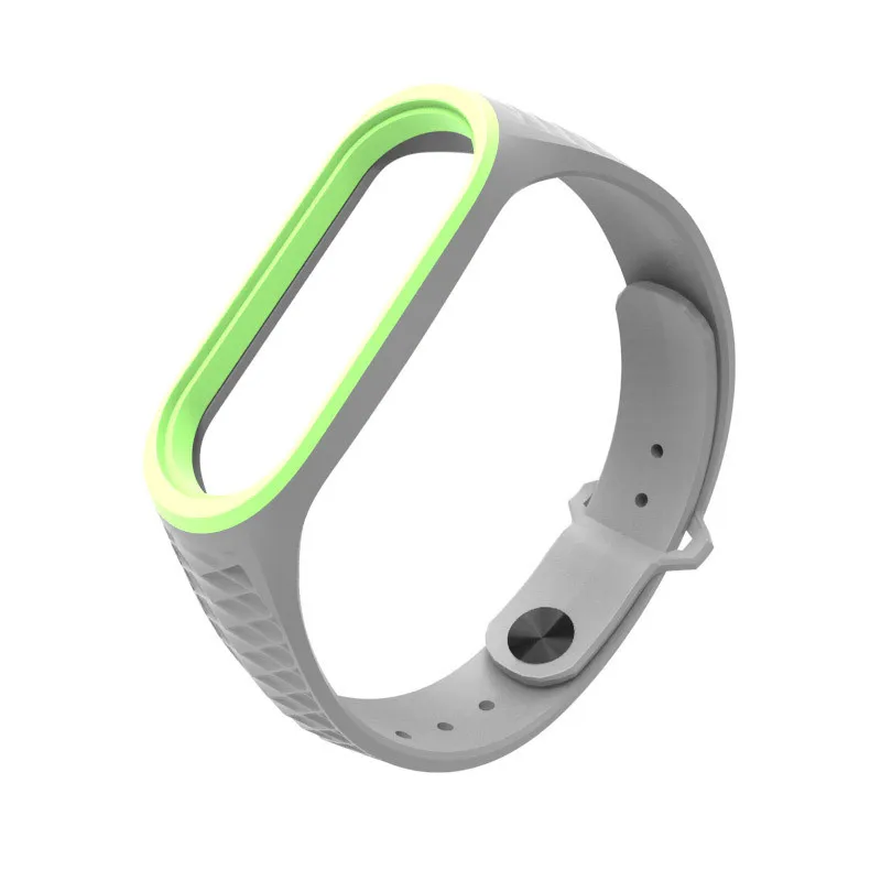 Ремешок для Xiaomi Mi Band 4 сменный двухцветный браслет 3 аксессуары Miband 10