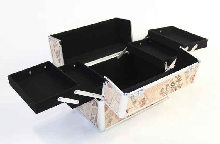 Высококачественный многоуровневый портативный органайзер для макияжа Женская