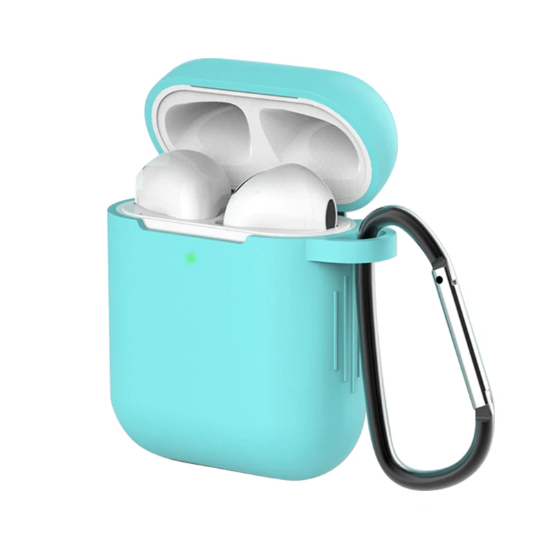 02 Мягкий силиконовый чехол для Airpods для Air Pods, противоударный защитный чехол для наушников, водонепроницаемый чехол для iphone 7 8, аксессуары для гарнитуры - Цвет: 02