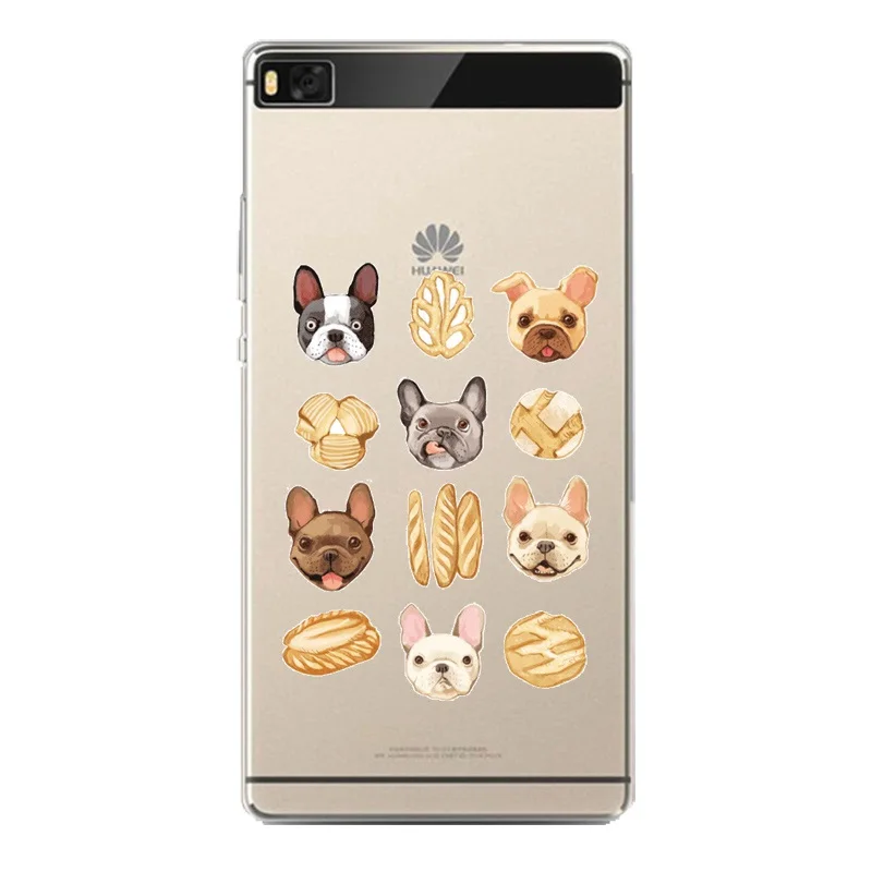 Мягкий прозрачный чехол из ТПУ с принтом для huawei P10plus P8 P9lite honor 3c 4c 6a 7 8 9 5c телефона