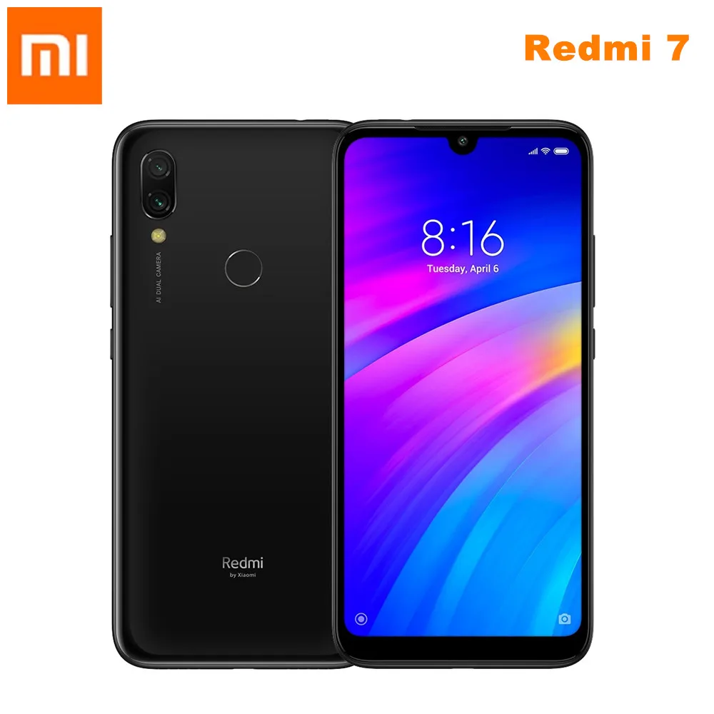 Глобальная версия смартфона Xiaomi Redmi 7 6 26 ''Android 9 0 Qualcomm 632 Octa Core 2 Гб 16 12.0MP камера