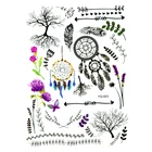 Водонепроницаемая временная татуировка Hero для мужчин, красота, флеш-татуировки, перо, золотые тату-наклейки, harajuku tatoo рукав, tatuagem falsa