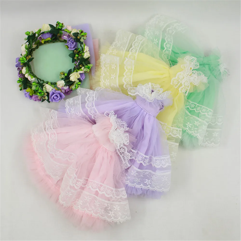 Blyth doll цветное яркое свадебное платье для куклы 1/6 30 см ледяная кукла шарнир blyth