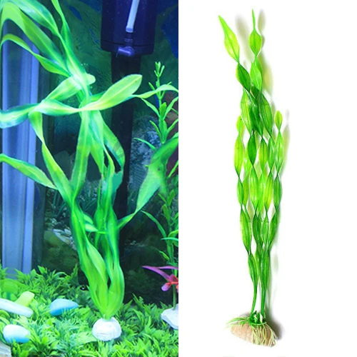 Новинка 2015 Пластик аквариума декор воды Сорняки Завод Искусственных зеленая