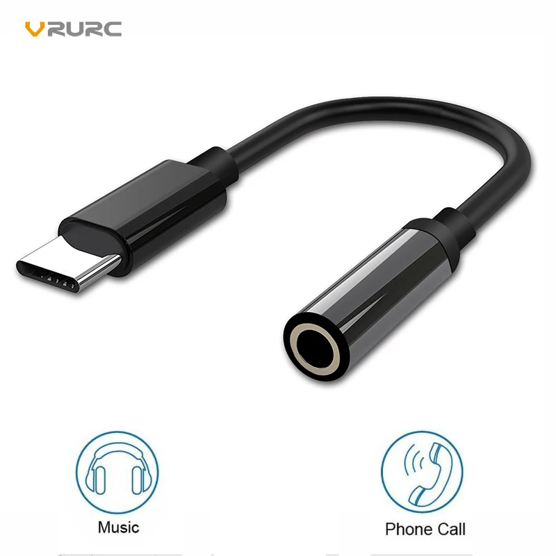 Type C to 3.5mm Audio cable Type-C Earphone Headset Adapter USB AUX Cable for Speaker Headphone For Xiaomi Pixel 2 XL | Мобильные