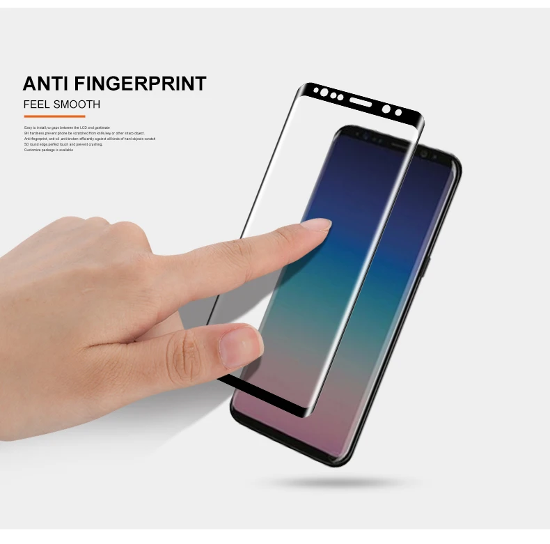 Mocolo протектор экрана 3D изогнутое полное покрытие 9H закаленное стекло для samsung Galaxy S9 S9 Plus