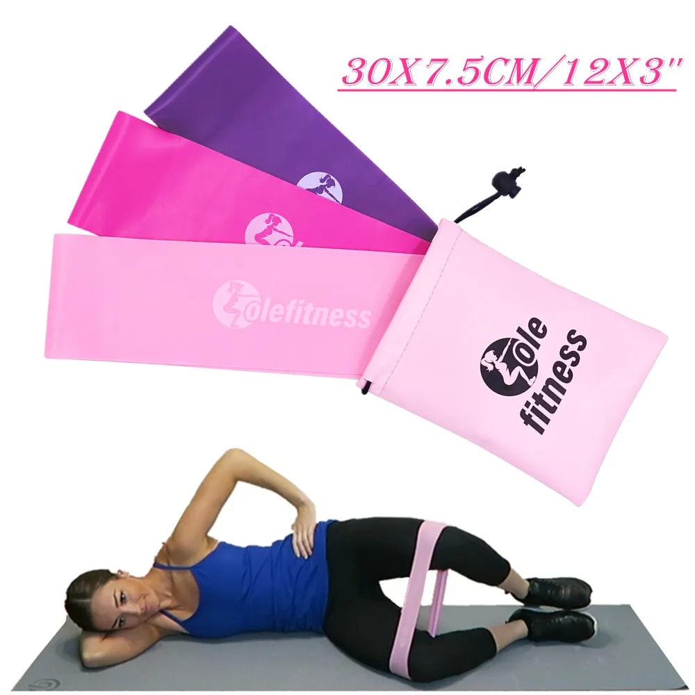 30x7.5cm резинки для фитнеса комплект жгут тренировок Hip Resistance Bands Set резинка спорта