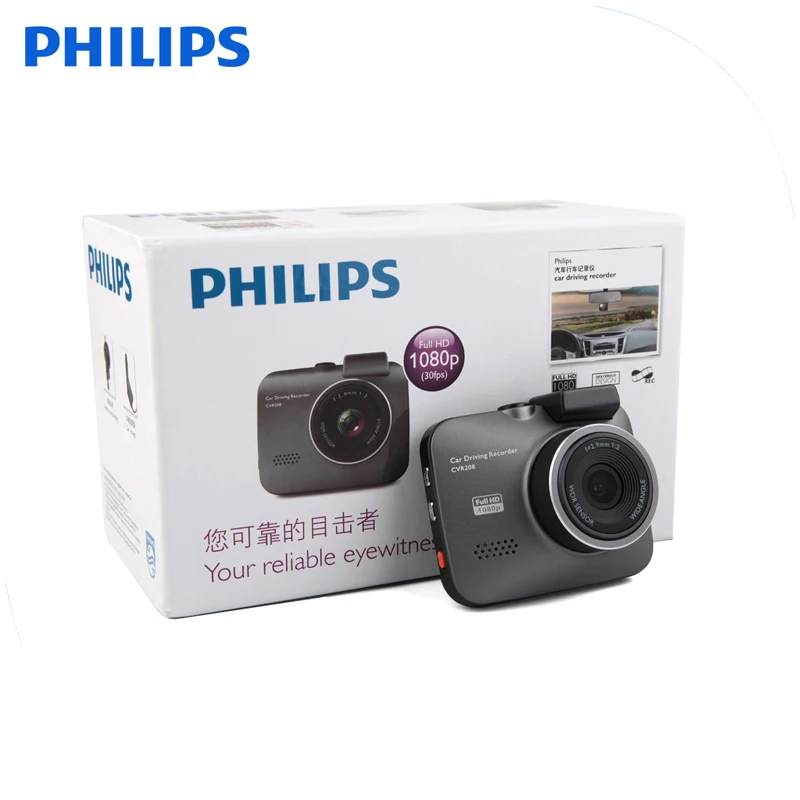 

Philips Car Dash Cam WIFI G-Sensor DVR Camera Full HD Video Recorder With 1080P Wide Angle Real Cycling Recording Carcorder