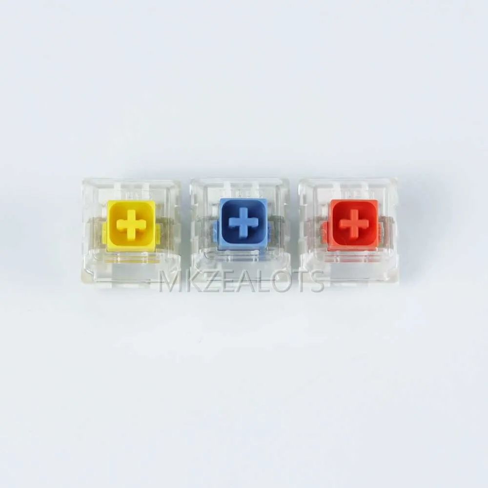 Kailh BOX Heavy Switches RGB SMD переключатель темно желтый сгоревший оранжевый бледно синий