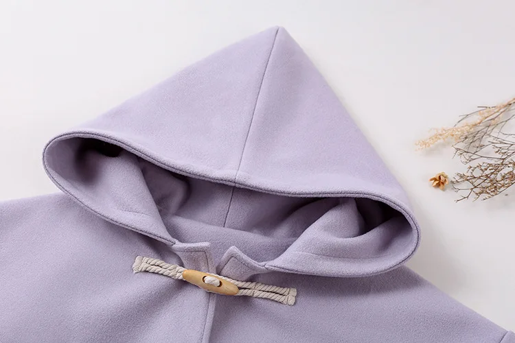 

Japanese autumn winter college sweet lolita woolen overcoat loose hooded victorian coat kawaii girl gothic lolita coat loli cos