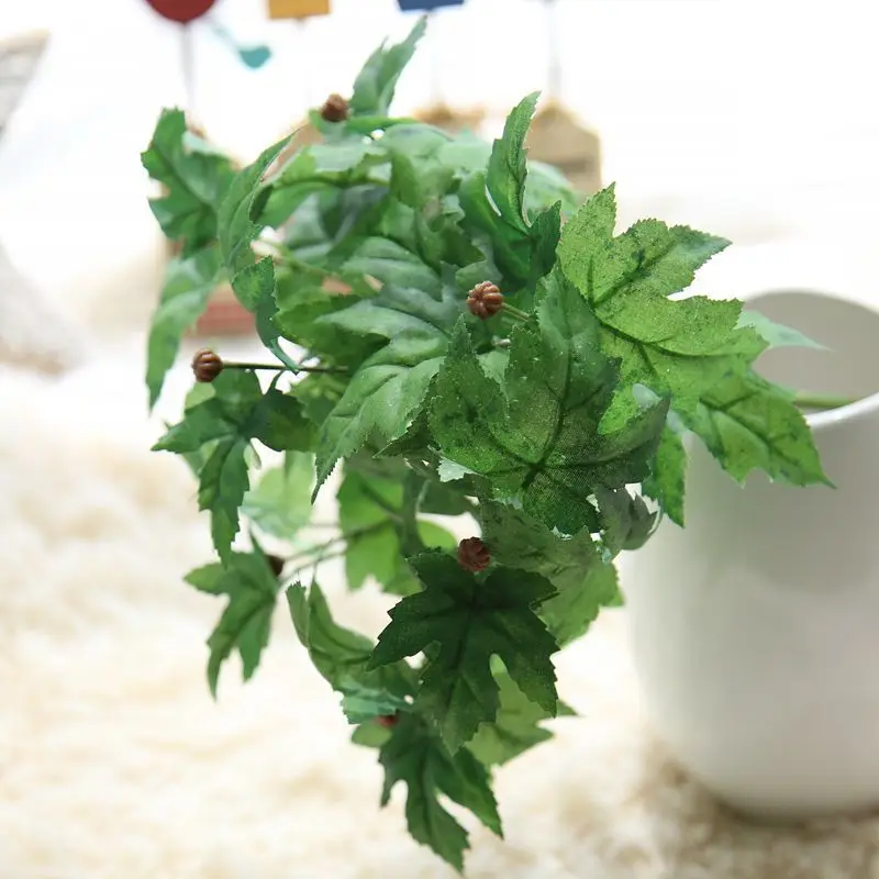 Маленький эмулирующий бонсай 1 букет зеленые листья растений декоративные яркие