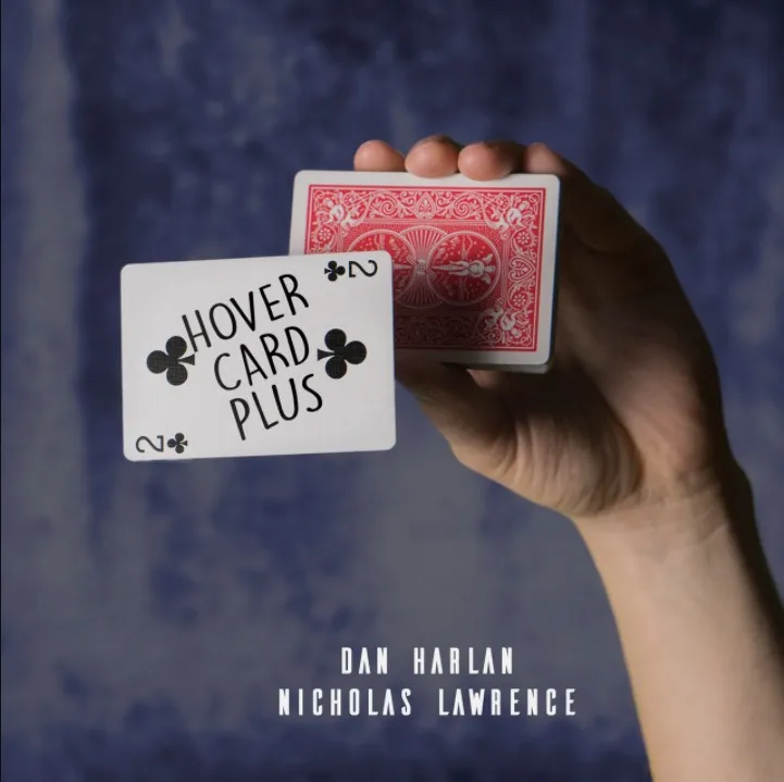 Hover Card Plus By Dan Harlan And Nicholas Lawrence - Magic Tricks (Gimmick Online Instructions) Games Show Kit | Игрушки и хобби