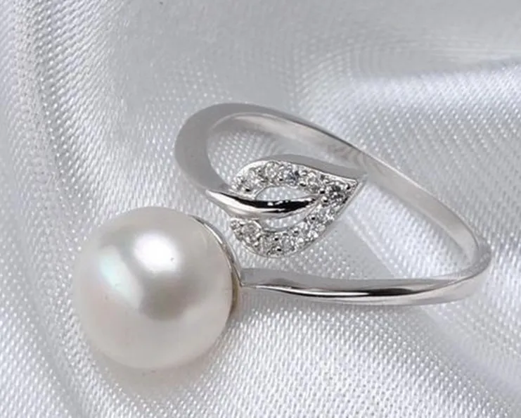 Кольцо из натурального пресноводного жемчуга 4 цвета