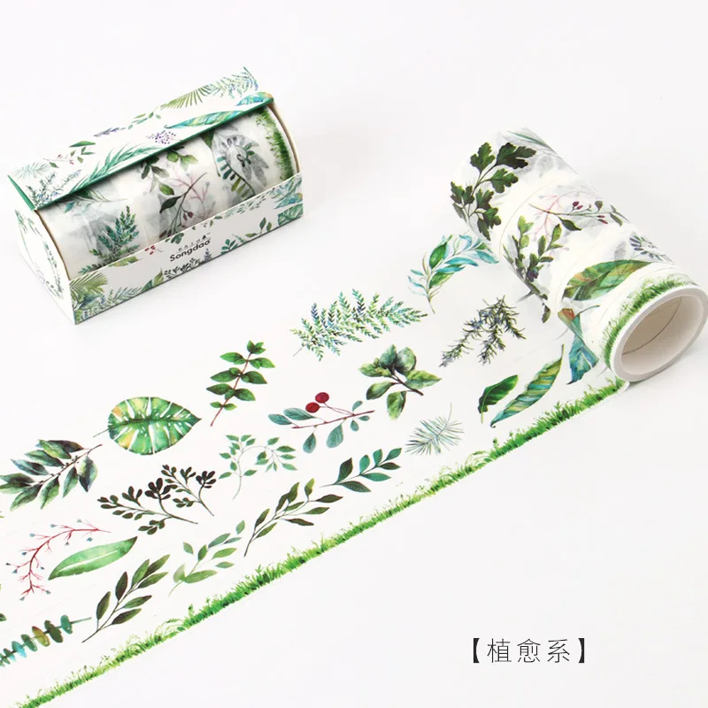 ST00065-3 Zephyr Cherry Blossoms серия Васи бумажная лента Набор красивая АНТИЧНОСТЬ украшение для альбома наклейки - Цвет: ST00065-3