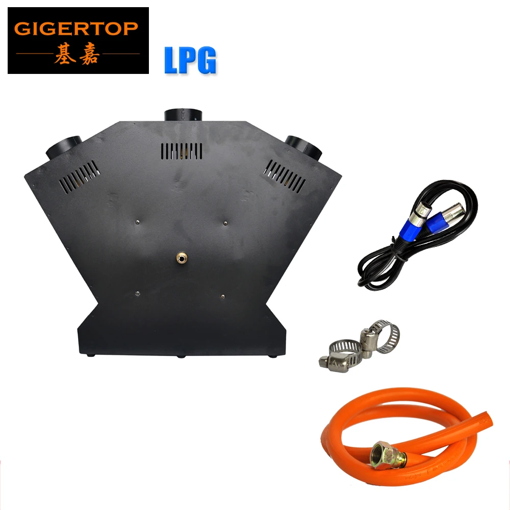 TIPTOP сценический светильник TP T15B 3 головки заводская цена LPG DMX512 пламя проектор
