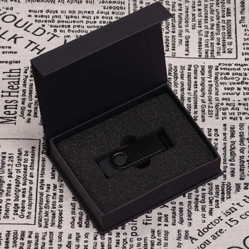 B С логотипом, рисунком по индивидуальному заказу, белый поворотный usb-накопитель 2,0, флеш-накопитель 32 Гб 16 Гб 64 ГБ, usb флеш-накопитель memorys stick pendrive(более 10 шт., бесплатный логотип - Цвет: B