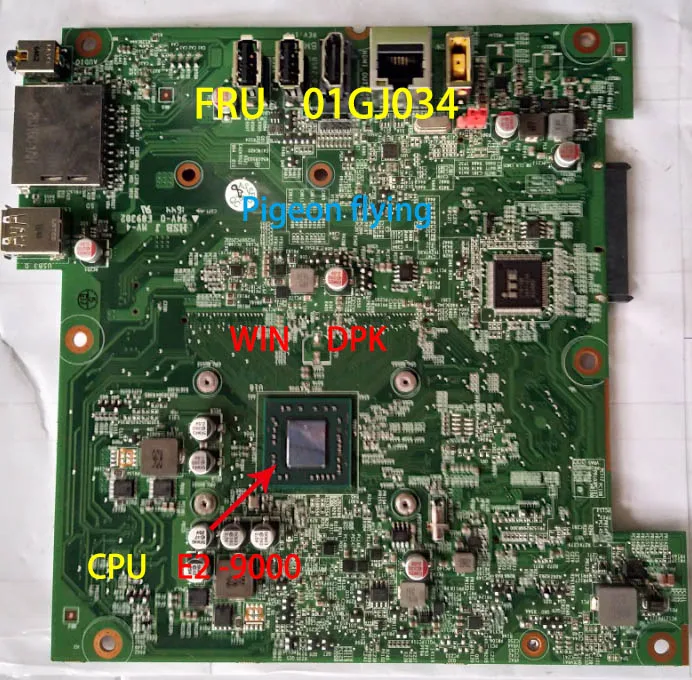 

for Lenovo AIO310-20ASR motherboard CPU E2-9000 WIN DPK FRU 01GJ034