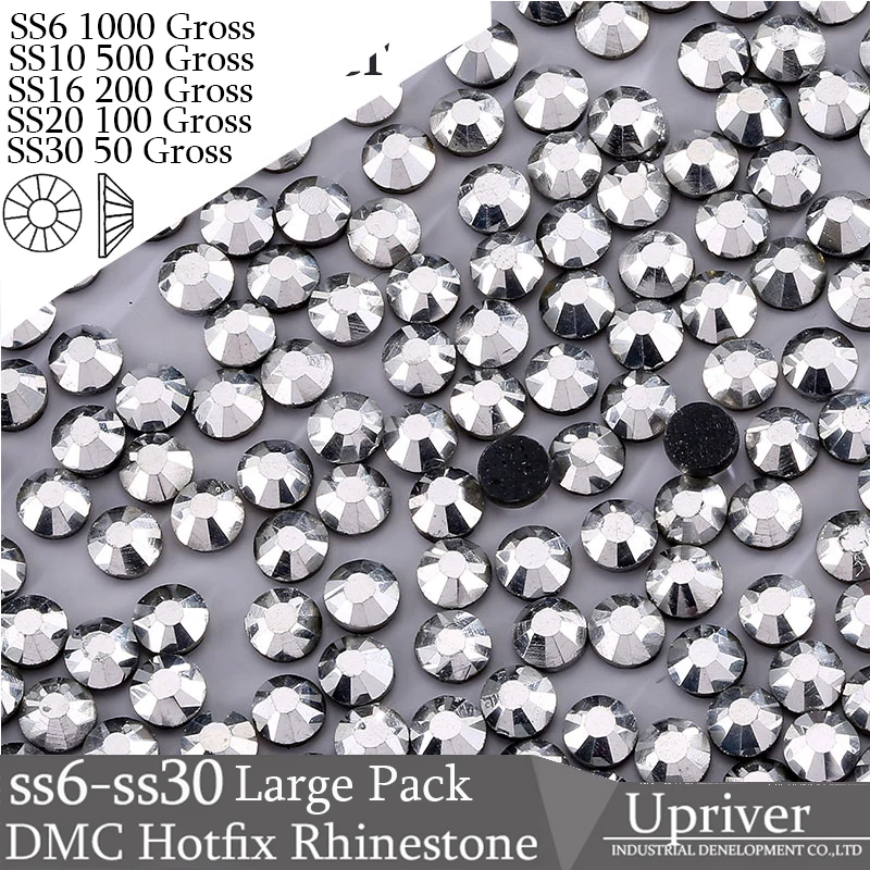 Оптовая продажа большая упаковка стекло Серый Клей SS6 SS10 SS16 SS20 SS30 Mine Серебряные