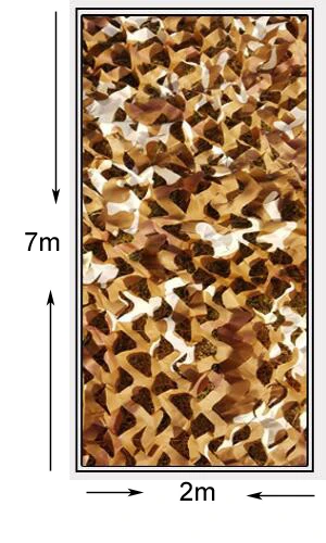2x7 desert camou 2X4 м 5X3 м 2 слоя Пустыня цифровой камуфляж зонт ткань охотничий камуфляж сетка Военная инфракрасная невидимая Защитная крышка тени - Цвет: 2x7 desert camou