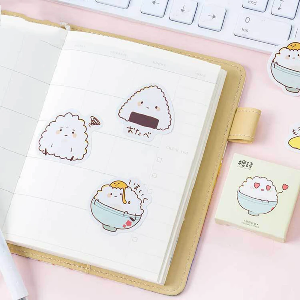 Чаша рисовые суши этикетки наклейки Набор Декоративные Канцелярские