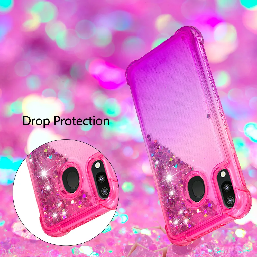 Блестящий чехол для Samsung Galaxy M20 M 20 2019 M205 SM-M205FN SM-M205G SM-M205 SM M205FN M205G динамический