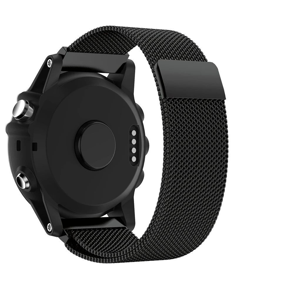 Ремешок для часов Garmin Fenix 3/3 HR/5X26 мм, gps, легко подходит, Миланский, быстросъемный, магнитный ремешок для часов, наручный ремень, браслет