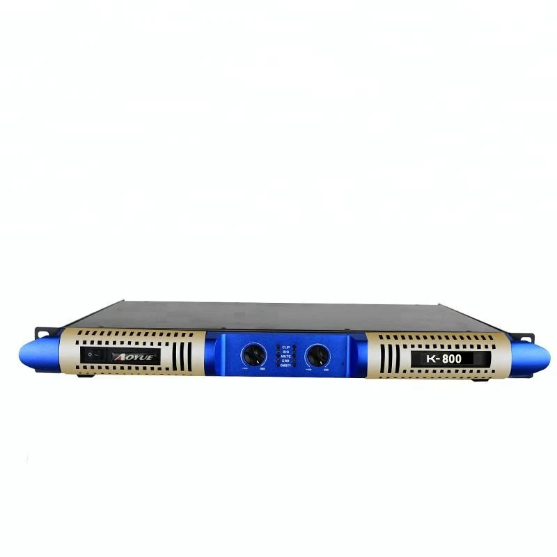 Усилитель 2 канала x800w аудио усилитель мощности Цифровой усилитель K-800 1 U stage горячая Распродажа усилитель
