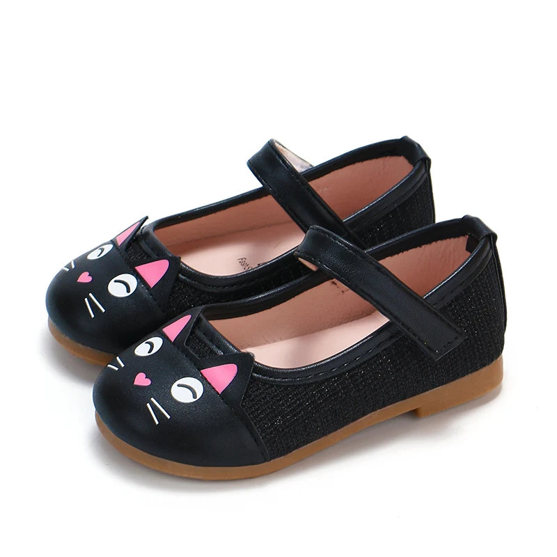 

2020 new girls shoes baby children Pu shoes baby cute soft bottom children's casual shoes