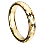 Дешевая цена Лидер продаж 4 мм многогранная Искра свадебное кольцо из карбида вольфрама Свадебные украшения с обручальное кольцо