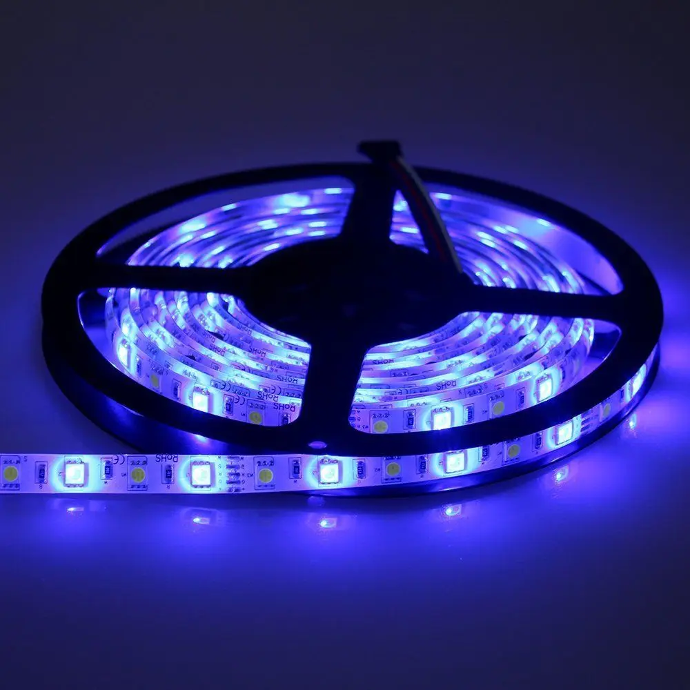 5 М RGB SMD 5050 Водонепроницаемый/Не Водонепроницаемый светодиодные гибкие плоские