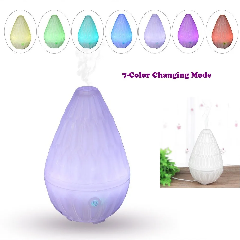 Glass Aromatherapy Essential Oil Diffuser Air Humidifier with Color LED Lights Ultrasonic Purifier Aroma Mist Maker |