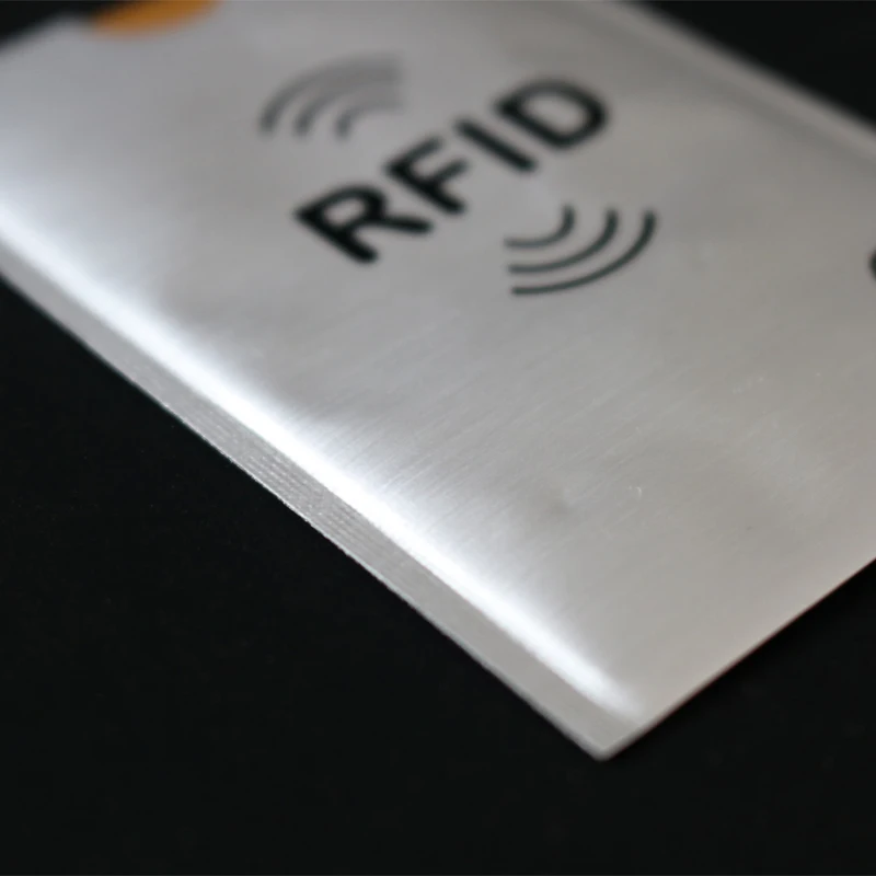 1 шт для защиты от угона Защита кредитных карт RFID блокировки визитница рукав кожа