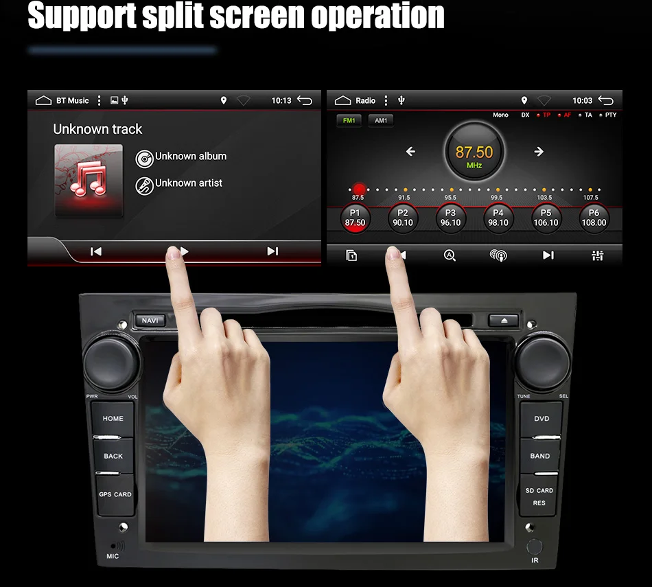 Eunavi 2 Din Android 9 автомобильный dvd-плеер для Opel Astra Vectra Antara Zafira Corsa 2din gps Wifi Bluetooth Восьмиядерный 1024*600