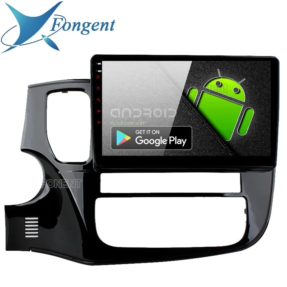 Автомагнитола fonnt 10 2 дюйма Android 9 0 DSP мультимедиа для Mitsubishi Outlander 2014 2015 2016 2017 USB 64 ГБ