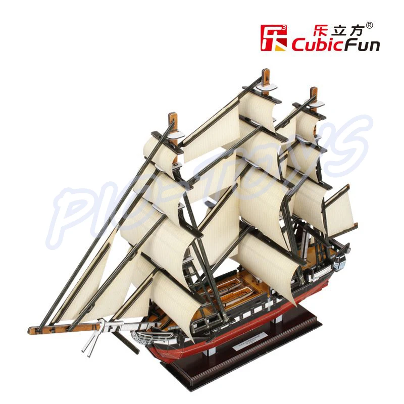 Подарок на Новый год USS Constitution 3D Пазлы Модель корабль сделай сам украшение