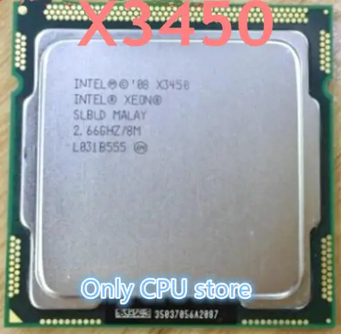 X3450 8M кэш память 2 66 GHzQuad core LGA1156 xeon x3450 настольный процессор|xeon x3450|desktop cpulga1156 |