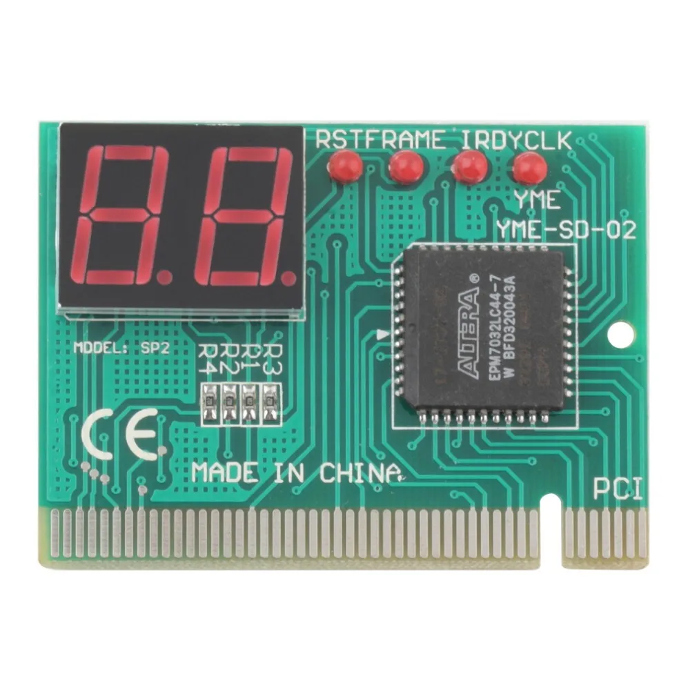 PCI PC диагностическая 2-значная материнская плата почтовый тестер анализатор
